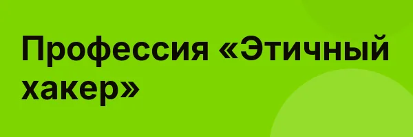 Профессия «Этичный хакер»