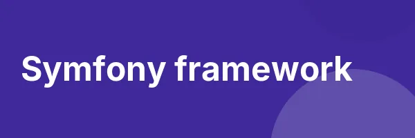 Symfony framework
