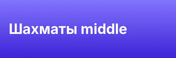 Шахматы middle