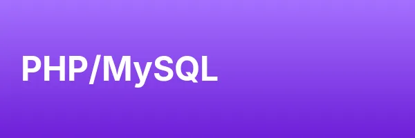 PHP/MySQL