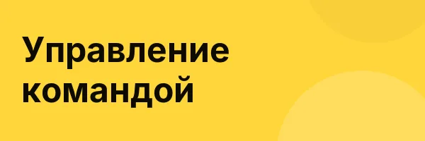Управление командой