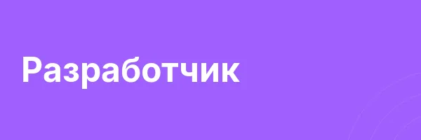 Разработчик