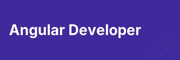 Angular Developer
