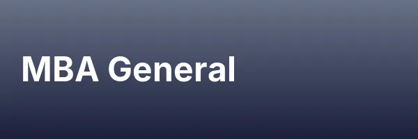 MBA General