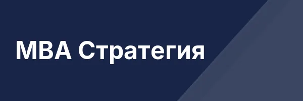 MBA Стратегия