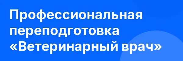 Профессиональная переподготовка «Ветеринарный врач»