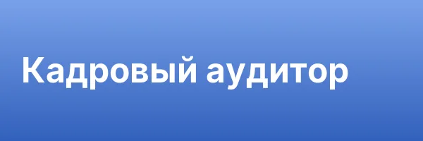 Кадровый аудитор