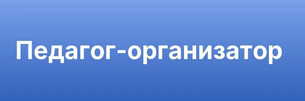 Педагог-организатор