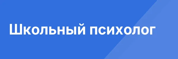 Школьный психолог