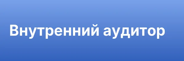 Внутренний аудитор
