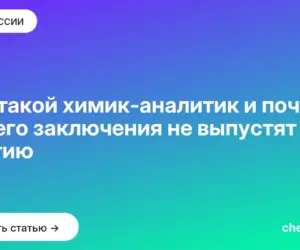Обложка: Кто такой химик аналитик и почему без его заключения не выпустят партию