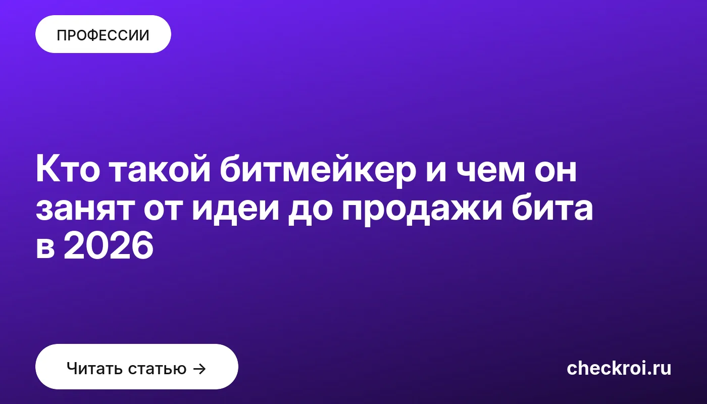Обложка: Кто такой битмейкер и чем он занят от идеи до продажи бита в 2026