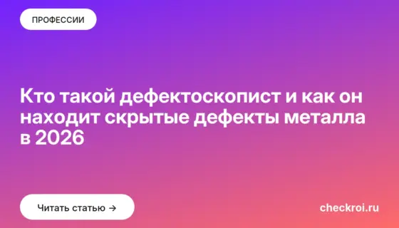 Обложка: Кто такой дефектоскопист и как он находит скрытые дефекты металла в 2026