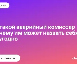 Обложка: Кто такой аварийный комиссар и почему им может назвать себя кто угодно
