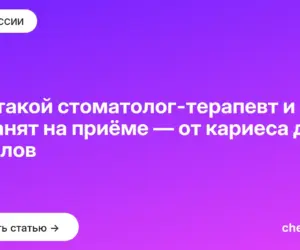 Обложка: Кто такой стоматолог терапевт и чем он занят на приёме — от кариеса до каналов