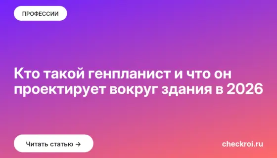 Обложка: Кто такой генпланист и что он проектирует вокруг здания в 2026