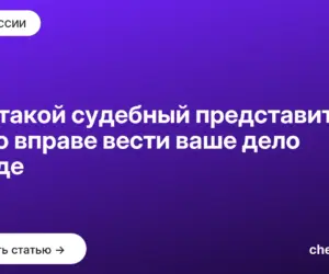 Обложка: Кто такой судебный представитель и кто вправе вести ваше дело в суде