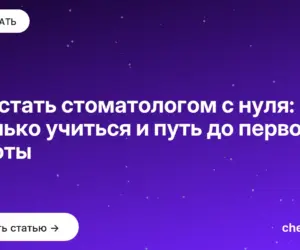 Обложка: Как стать стоматологом с нуля: сколько учиться и путь до первой работы