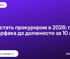Обложка: Как стать прокурором в 2026: путь от юрфака до должности за 10 лет