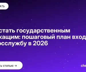 Обложка: Как стать государственным служащим: пошаговый план входа на госслужбу в 2026