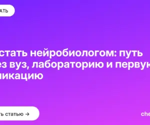 Обложка: Как стать нейробиологом: путь через вуз, лабораторию и первую публикацию