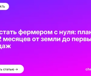 Обложка: Как стать фермером с нуля: план на 12 месяцев от земли до первых продаж