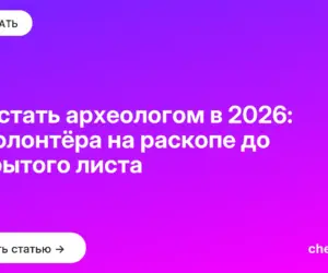 Обложка: Как стать археологом в 2026: от волонтёра на раскопе до открытого листа