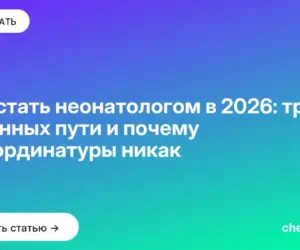 Обложка: Как стать неонатологом в 2026: три законных пути и почему без ординатуры никак