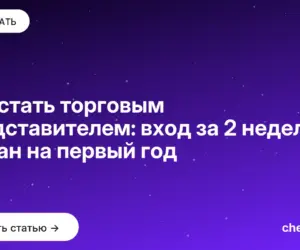 Обложка: Как стать торговым представителем: вход за 2 недели и план на первый год