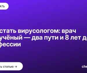 Обложка: Как стать вирусологом: врач или учёный — два пути и 8 лет до профессии