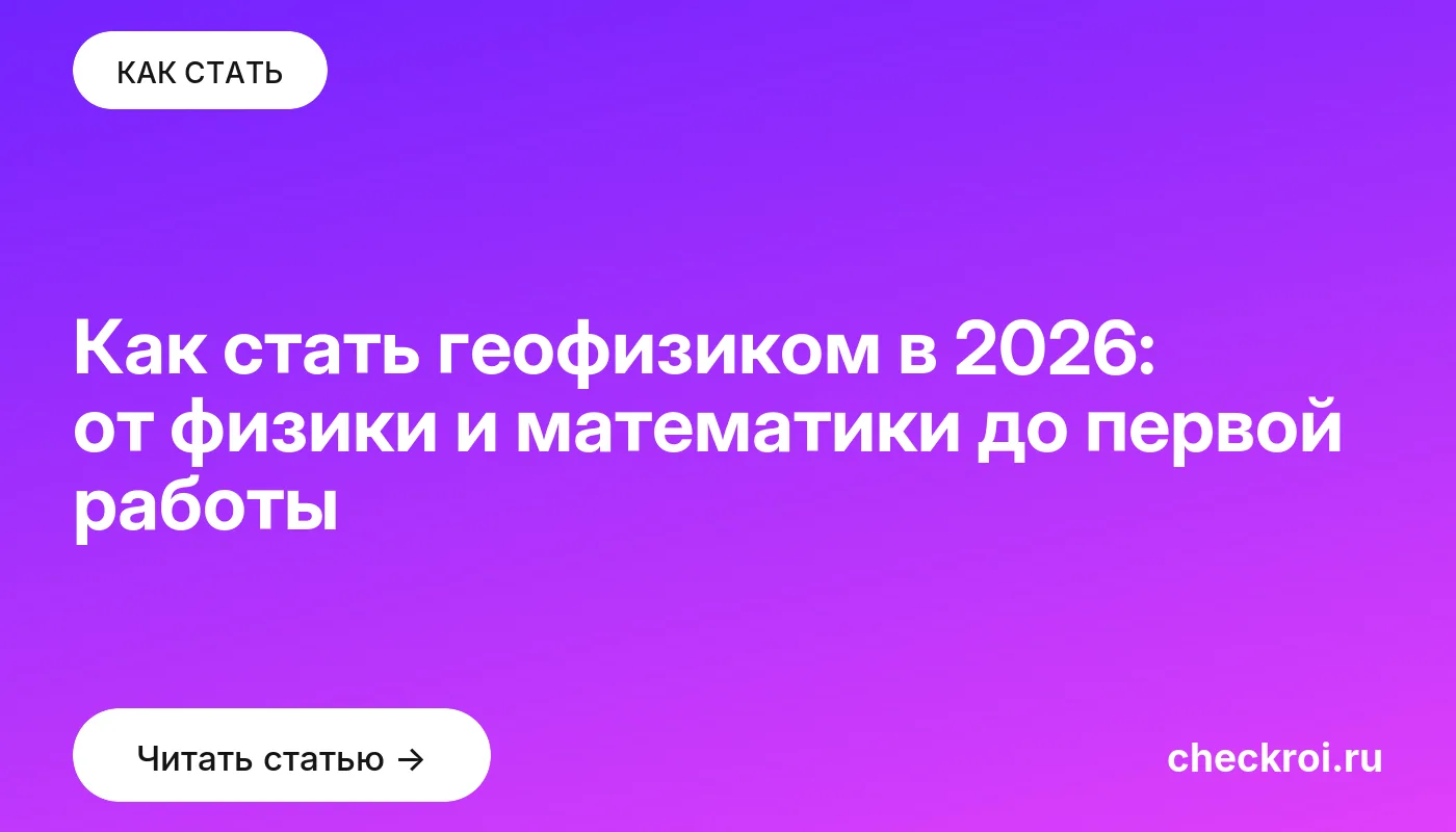 Обложка: Как стать геофизиком в 2026: от физики и математики до первой работы