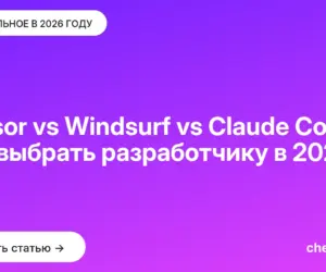 Обложка: Cursor vs Windsurf vs Claude Code: что выбрать разработчику в [current year]