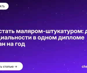 Обложка: Как стать маляром штукатуром: две специальности в одном дипломе и план на год