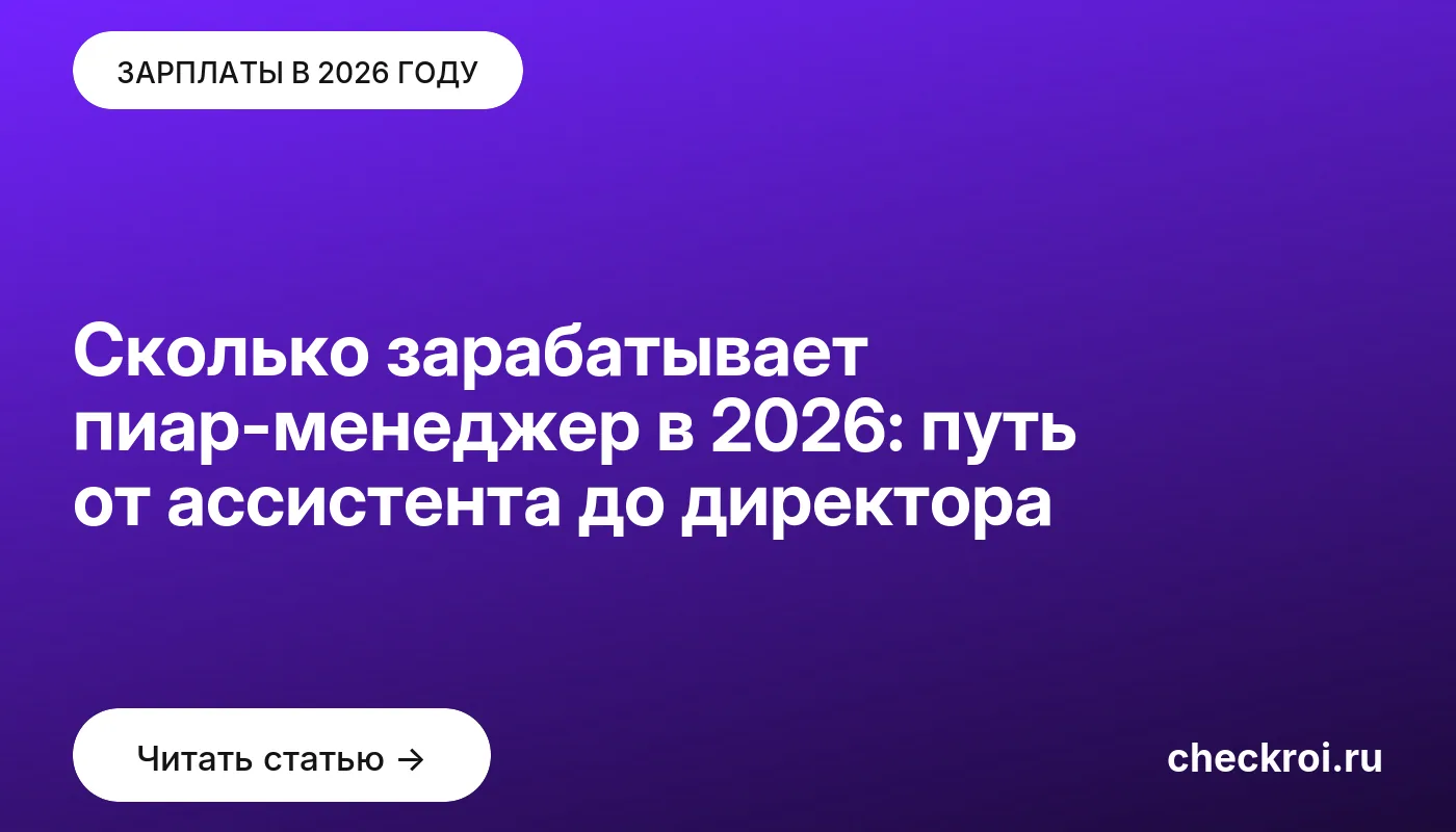 Обложка: Сколько зарабатывает пиар менеджер в 2026: путь от ассистента до директора