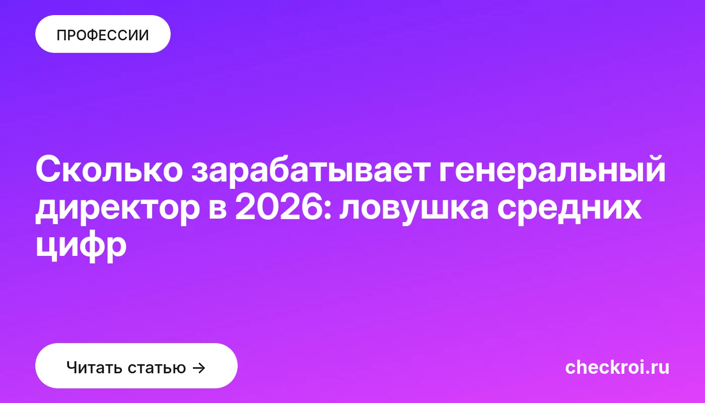 Обложка: Сколько зарабатывает генеральный директор в 2026: ловушка средних цифр