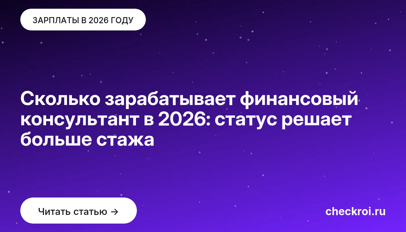 Обложка: Сколько зарабатывает финансовый консультант в 2026: статус решает больше стажа