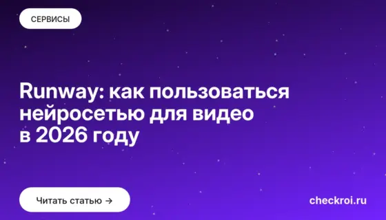 Обложка: Runway: как пользоваться нейросетью для видео в 2026 году