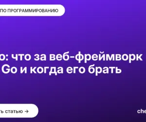 Обложка: Echo: что за веб-фреймворк для Go и когда его брать