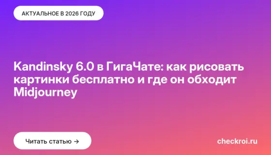 Обложка: Kandinsky 6.0 в ГигаЧате: как рисовать картинки бесплатно и где он обходит Midjourney
