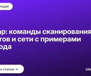 Обложка: Nmap: команды сканирования портов и сети с примерами вывода