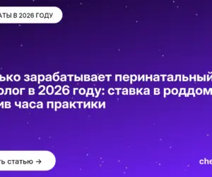 Обложка: Сколько зарабатывает перинатальный психолог в 2026 году: ставка в роддоме против часа практики