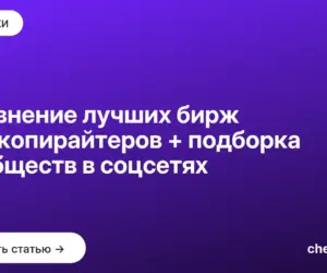 Обложка: Сравнение лучших бирж для копирайтеров + подборка сообществ в соцсетях