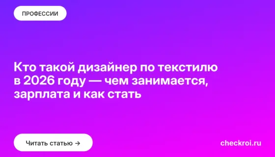 Обложка: Кто такой дизайнер по текстилю в 2026 году — чем занимается, зарплата и как стать