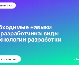Обложка: Необходимые навыки веб разработчика: виды и технологии разработки