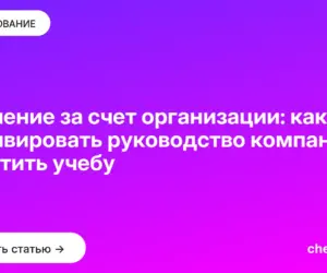 Обложка: Обучение за счет организации: как мотивировать руководство компании оплатить учебу