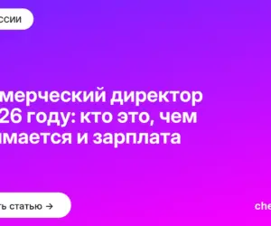 Обложка: Коммерческий директор в 2026 году: кто это, чем занимается и зарплата