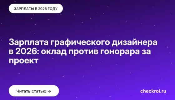 Обложка: Зарплата графического дизайнера в 2026: оклад против гонорара за проект