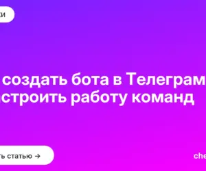 Обложка: Как создать бота в Телеграме и настроить работу команд