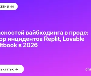 Обложка: 7 опасностей вайбкодинга в проде: разбор инцидентов Replit, Lovable и Moltbook в 2026