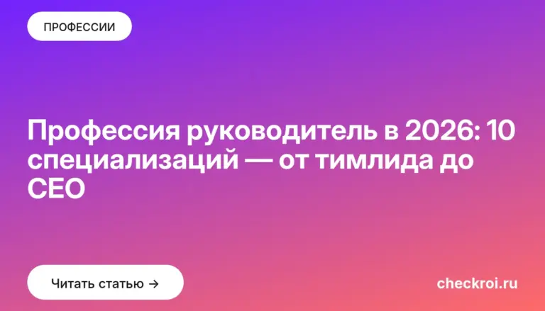Руководитель